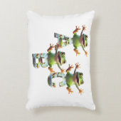 Whimsical Wonders ABC Frogs Baby Pillow Accent Kussen (Voorkant(Verticaal))
