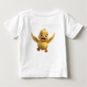 Whimsical Wonders Baby ABC T-shirt met korte mouwe (Achterkant)