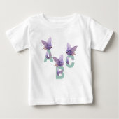 Whimsical Wonders Baby ABC T-shirt met korte mouwe (Voorkant)