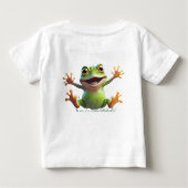 Whimsical Wonders Baby ABC T-shirt met korte mouwe (Achterkant)