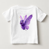 Whimsical Wonders Baby ABC T-shirt met korte mouwe (Achterkant)