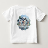 Whimsical Wonders Baby ABC T-shirt met korte mouwe (Achterkant)
