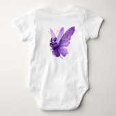 Whimsical Wonders Baby Bodysuit met korte mouwen (Achterkant)