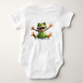 Whimsical Wonders Baby Bodysuit met korte mouwen (Achterkant)