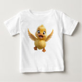 Whimsical Wonders Baby T-shirt met korte mouwen (Voorkant)