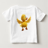 Whimsical Wonders Baby T-shirt met korte mouwen (Achterkant)