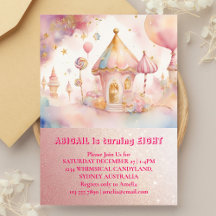 Whimsical Wonders Candyland Verjaardagskaart