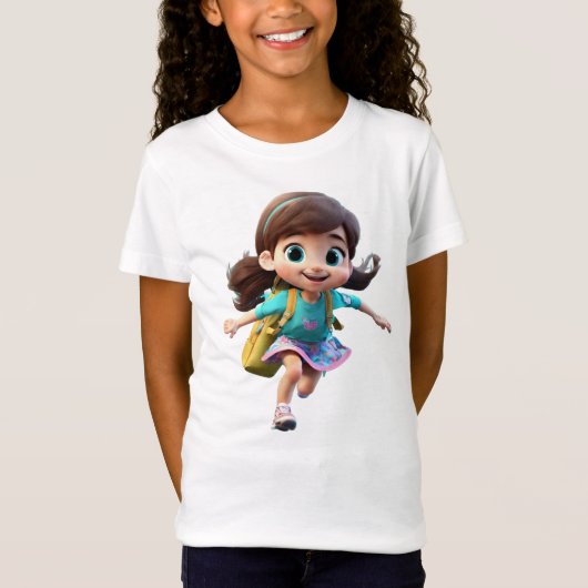 Whimsical Wonders: Kinder Mode die spel inspireert T-shirt (Voorkant)