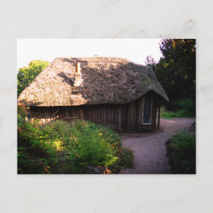 Whimsical Wood House Foto Briefkaart