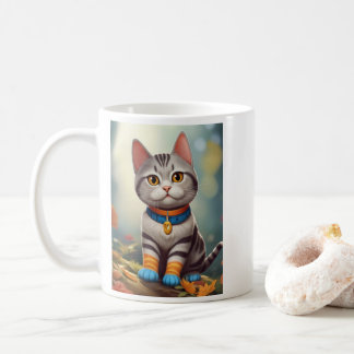 Whimsical Woodland America Shorthair Cat Koffiemok