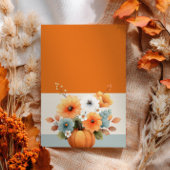 Whimsical Woodland Animals Autumn Kids' Birthday Kaart