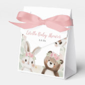 Whimsical Woodland Animals Boho Girl Baby shower Bedankdoosjes (Voorkant Zijde)