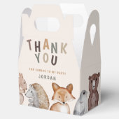 Whimsical Woodland Animals Dank u Bedankdoosjes (Geopend)