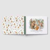 Whimsical Woodland Animals Forest Fable Baby Gastenboek (Volledig)