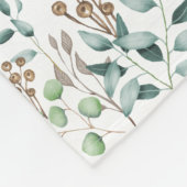 Whimsical Woodland Animals / Modern Forest Nursery Fleece Deken (Hoek)