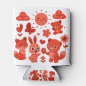 Whimsical Woodland Animals Sun Can Cooler (Achterkant)