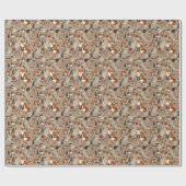 Whimsical Woodland Animals Wallpaper Cadeaupapier (Vlak)