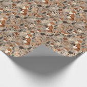 Whimsical Woodland Animals Wallpaper Cadeaupapier (Hoek)