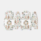 Whimsical Woodland Animals Wild One Baby Boy Party Bedankdoosjes (Uitgevouwen)