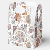 Whimsical Woodland Animals Wild One Bedankdoosjes (Geopend)