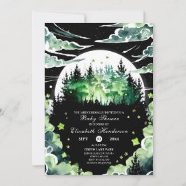 Whimsical Woodland Baby shower Kaart