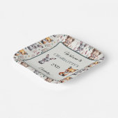 Whimsical Woodland Boho Verjaardagsnaam Papieren Bordje (Gebogen)