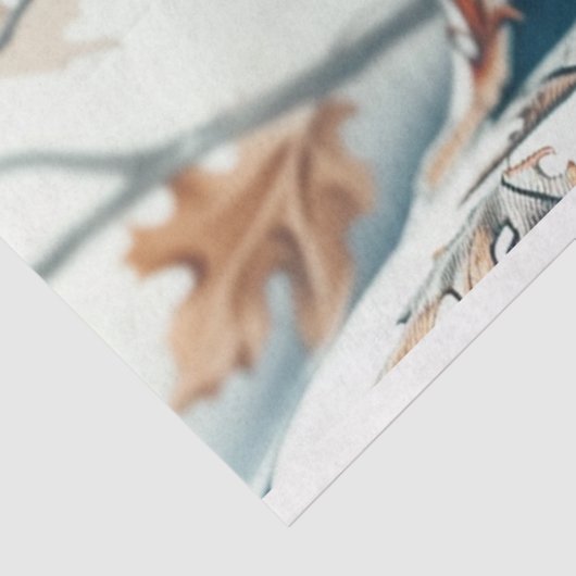 Whimsical Woodland Decoratieve Eekhoorn Decoupage Tissuepapier (Detail)