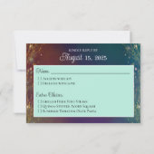 Whimsical Woodland Enchanted Forest Wedding RSVP (Achterkant)