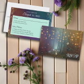 Whimsical Woodland Enchanted Forest Wedding RSVP Kaartje