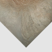 Whimsical Woodland Fairy Portrait with Dandelion Tissuepapier (Detail)