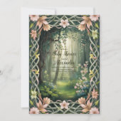 Whimsical Woodland Forest Baby shower Kaart (Voorkant)
