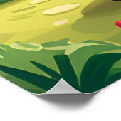 Whimsical Woodland Forest Dieren AI Generatief Poster (Hoek)