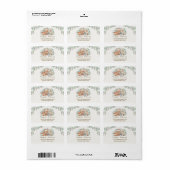 Whimsical Woodland Forest Dieren retouradres Etiket (Full Sheet)