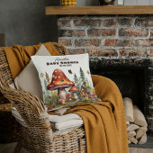 Whimsical Woodland Forest Mushroom Baby shower Kussen