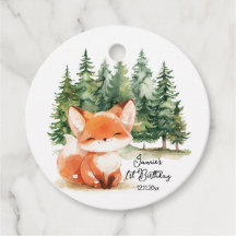 Whimsical Woodland Fox 1st Birthday