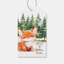 Whimsical Woodland Fox 1st Birthday