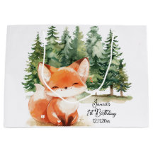 Whimsical Woodland Fox 1st Birthday