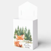 Whimsical Woodland Fox Baby shower Bedankdoosjes (Geopend)