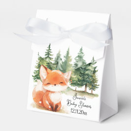 Whimsical Woodland Fox Baby shower Bedankdoosjes