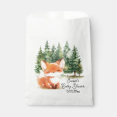 Whimsical Woodland Fox Baby shower Bedankzakje (Voorkant)