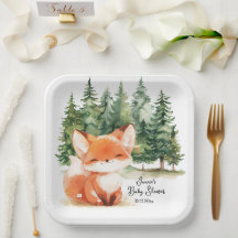 Whimsical Woodland Fox Baby shower