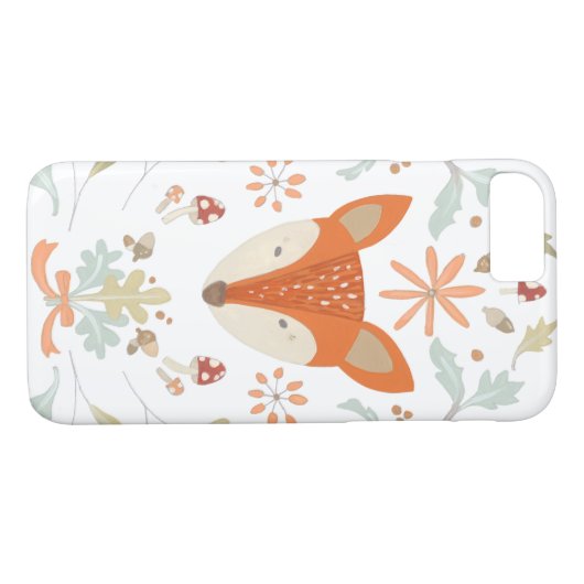 Whimsical Woodland Fox Case-Mate iPhone Case (Achterkant (Horizontaal))