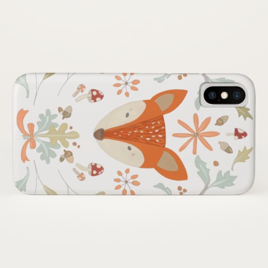 Whimsical Woodland Fox Case-Mate iPhone Case (Achterkant (horizontaal))