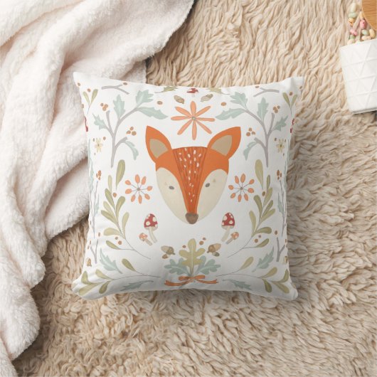 Whimsical Woodland Fox Kussen (Deken)