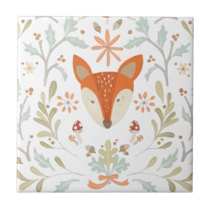 Whimsical Woodland Fox Tegeltje