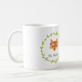 Whimsical Woodland Foxes Mr. en Mrs. Bride's Koffiemok