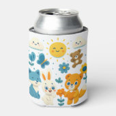 Whimsical Woodland Friends Can Cooler (Blikje Voorkant)