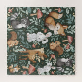 Whimsical Woodland Friends Legpuzzel (Horizontaal)