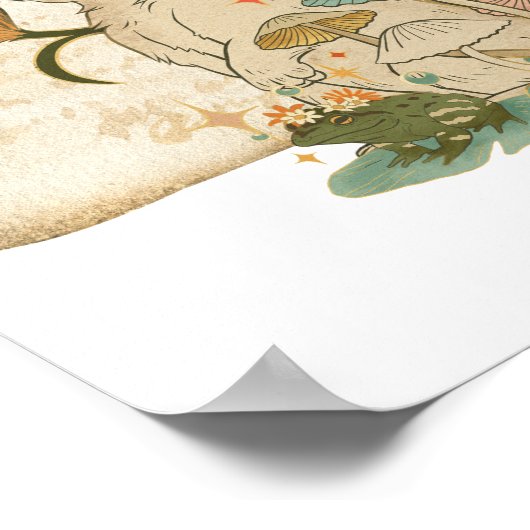 Whimsical Woodland Friends Poster (Hoek)