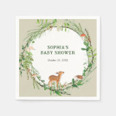 Whimsical Woodland krans Servet (Voorkant)